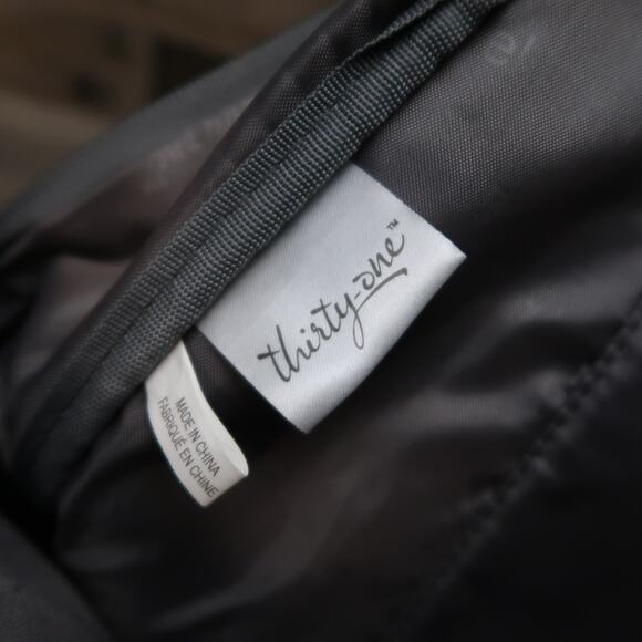 Thirty-One Gray White Backpack Lets Go - Picture 10 of 10